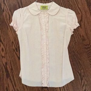 Pale pink Juicy Couture blouse